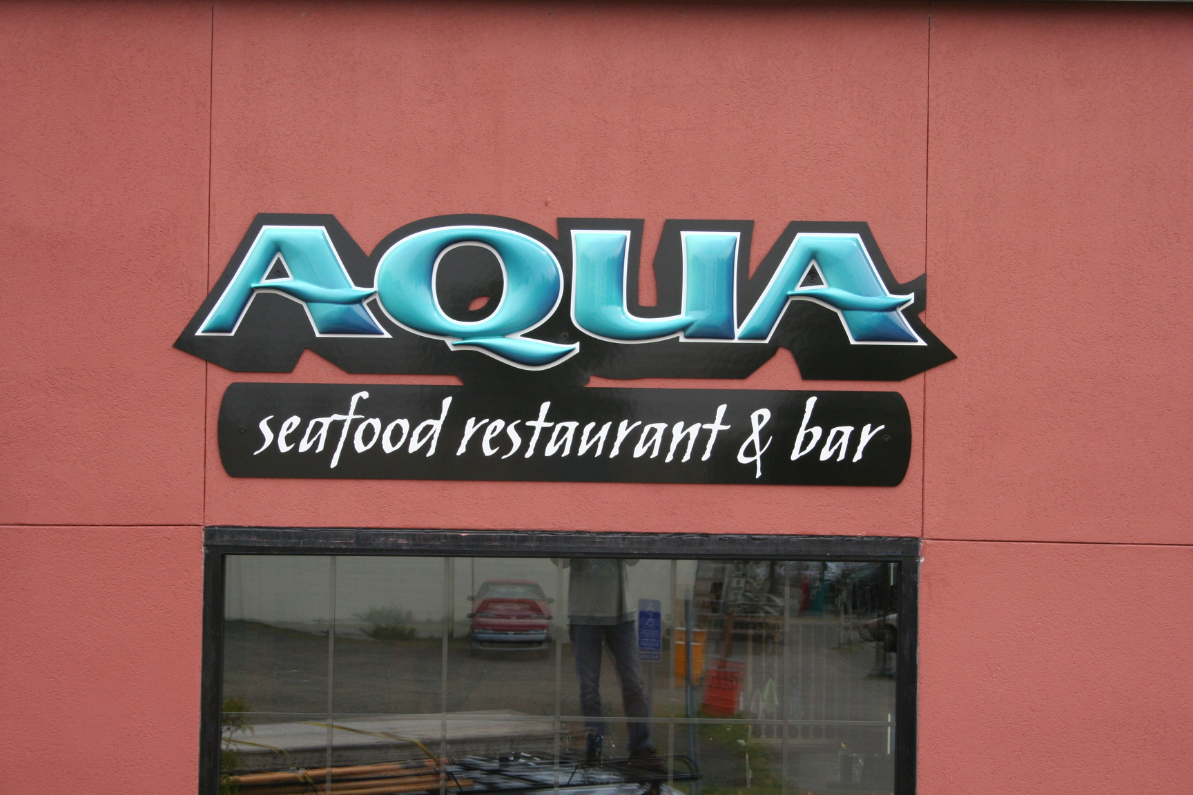 Aqua Restaurant & Bar Brad Johnson Signs