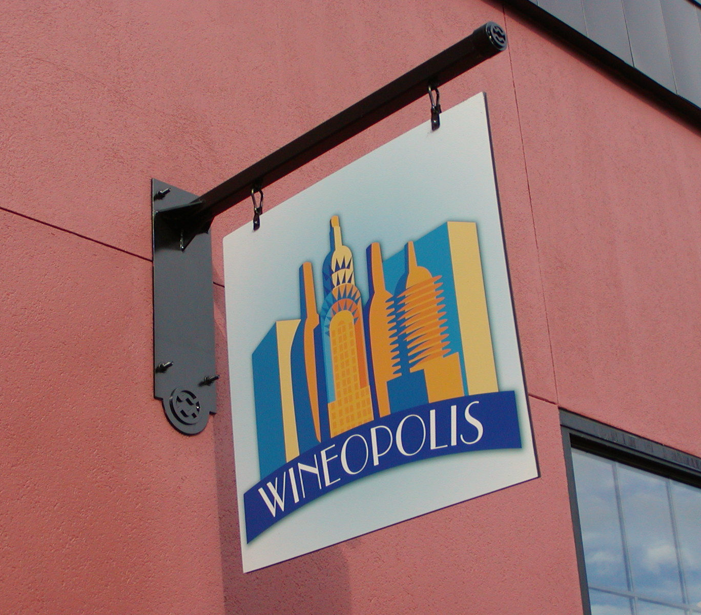 Donna Bella window & blade sign Brad Johnson Signs